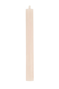 4 rustieke kaarsen 20cm poederroze