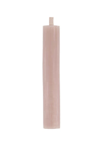 4 rustieke kaarsjes 12cm leem