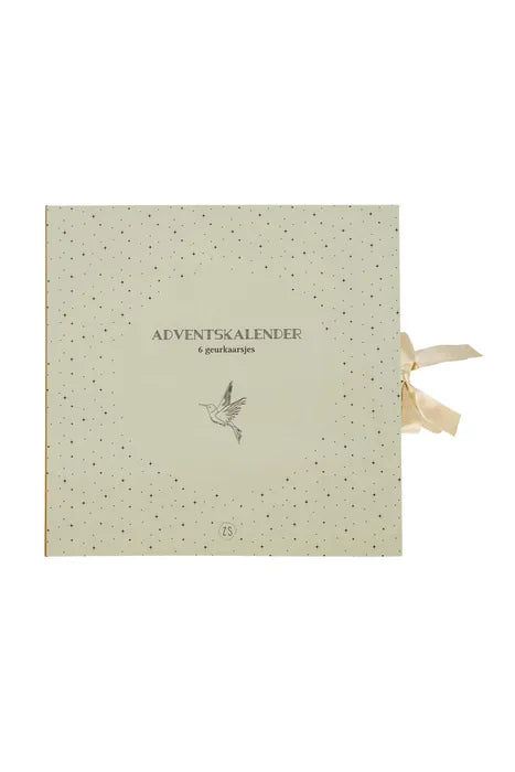 adventskalender vogels zand