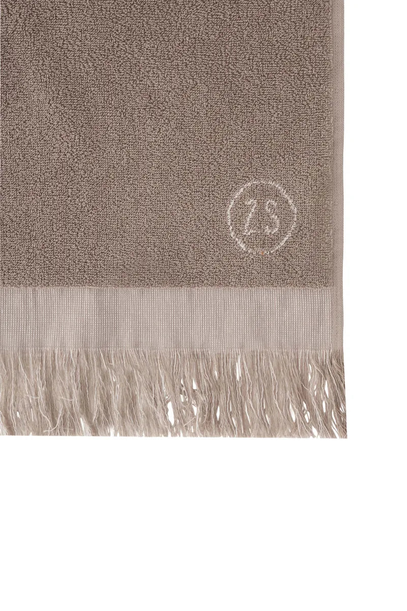 badhandoek vergeet niet te genieten 60x115cm leem/off white