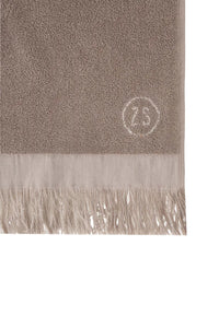badhandoek vergeet niet te genieten 60x115cm leem/off white