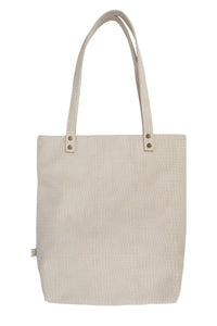 Basic shopper, kroko zand