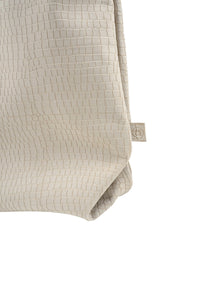 Basic shopper, kroko zand