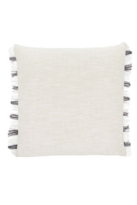 gestreept kussen 60x60cm peper en zout