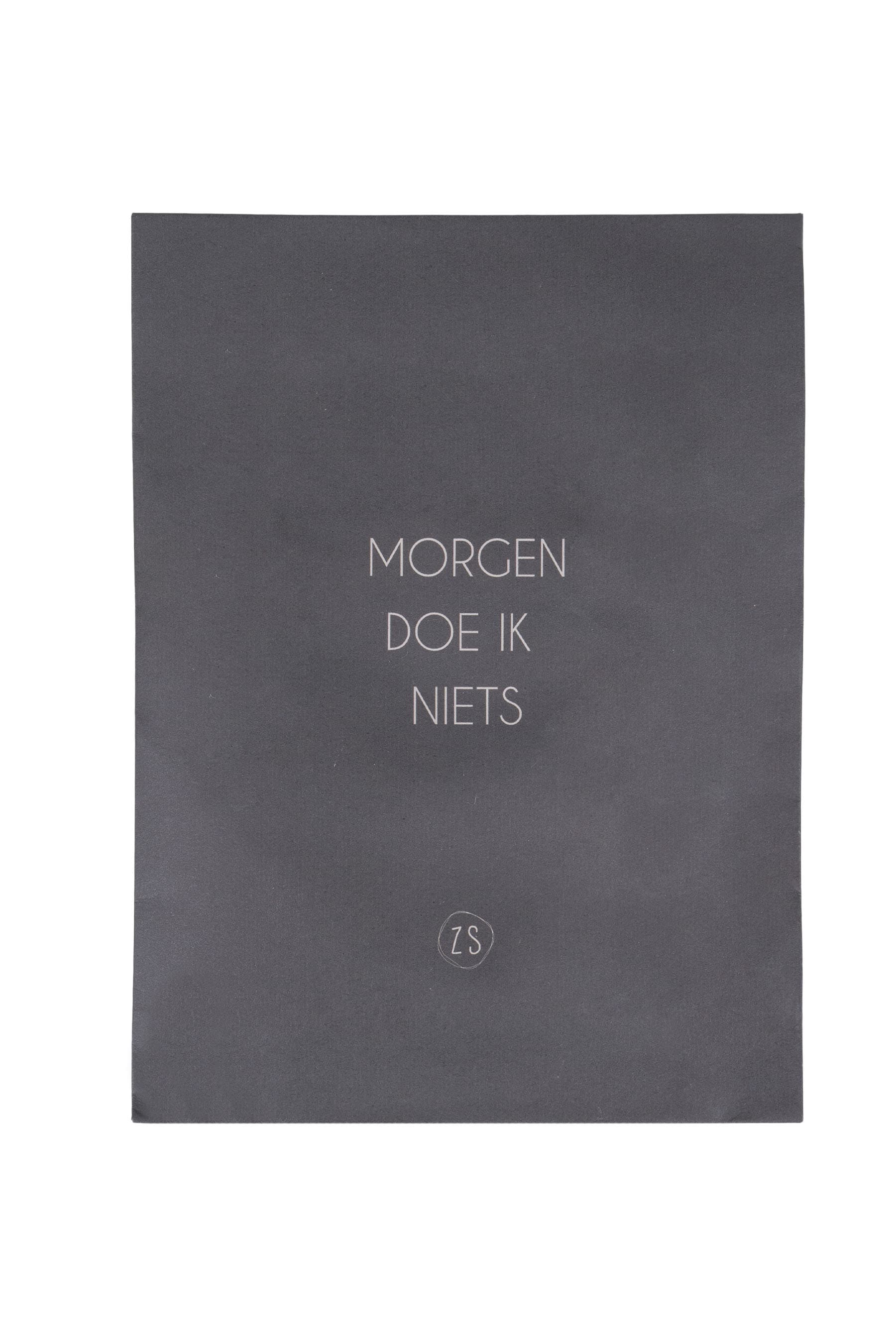 Geurzakje bamboe morgen doe ik niets