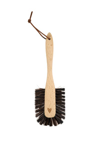 Houten afwasborstel hartje