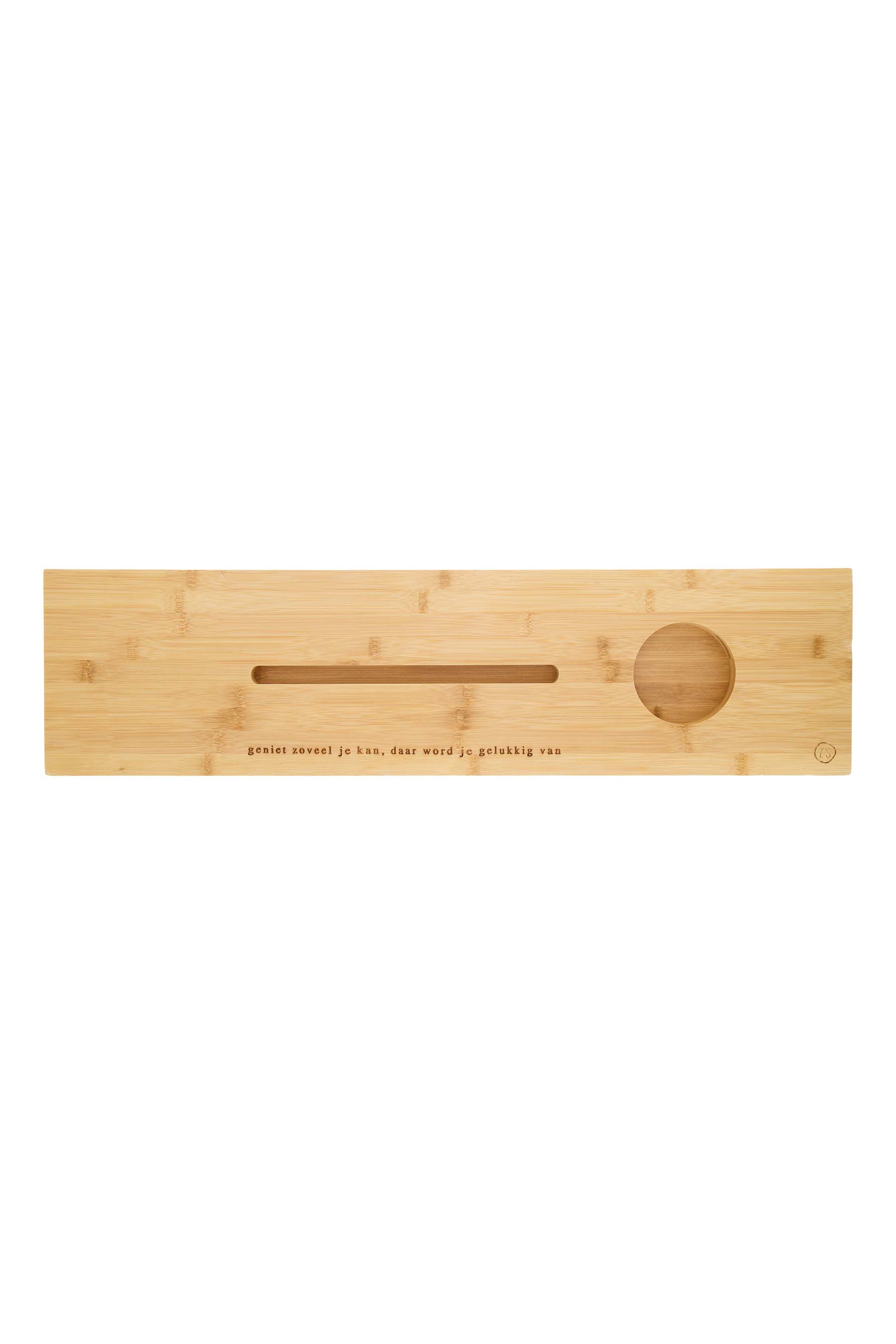 houten badplank 80x20cm geniet