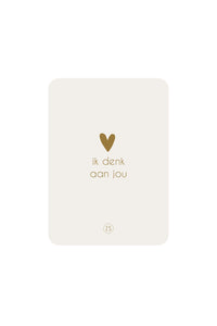 kaart denk aan jou off white