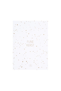 Kaart fijne kerst, Wit