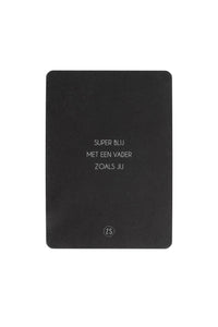 Kaart vader zwart