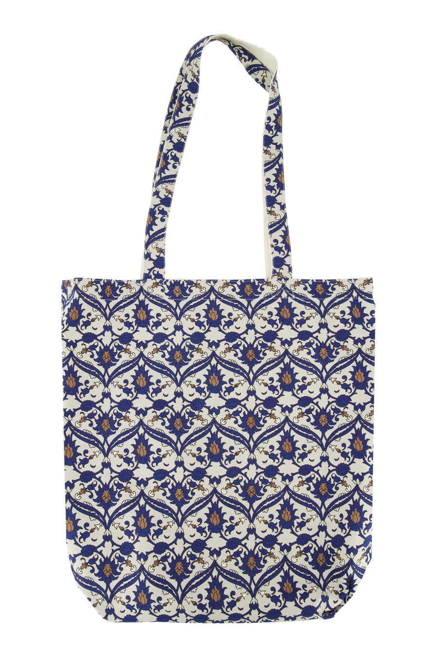 katoenen shopper met print zand