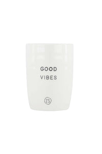koffiemok good vibes wit