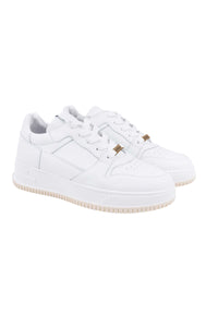 Leren sneaker, wit