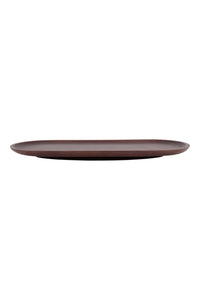 ovalen stylingbord hout 55x23x4cm