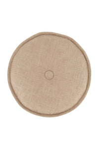 rond kussen Ø40x8cm leem
