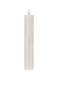Rustiek kaarsje 12cm, Krijt