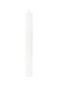Rustieke kaars 20cm wit