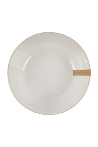 Schaal L aardewerk, Wit