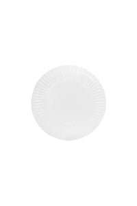 Stylingbord met ribbels 30cm metaal wit