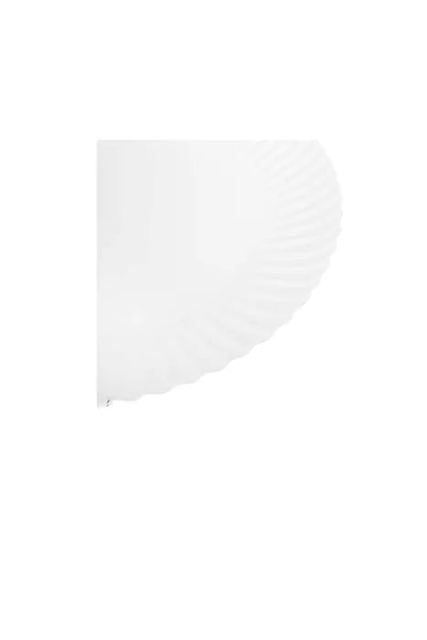 Stylingbord met ribbels 30cm metaal wit