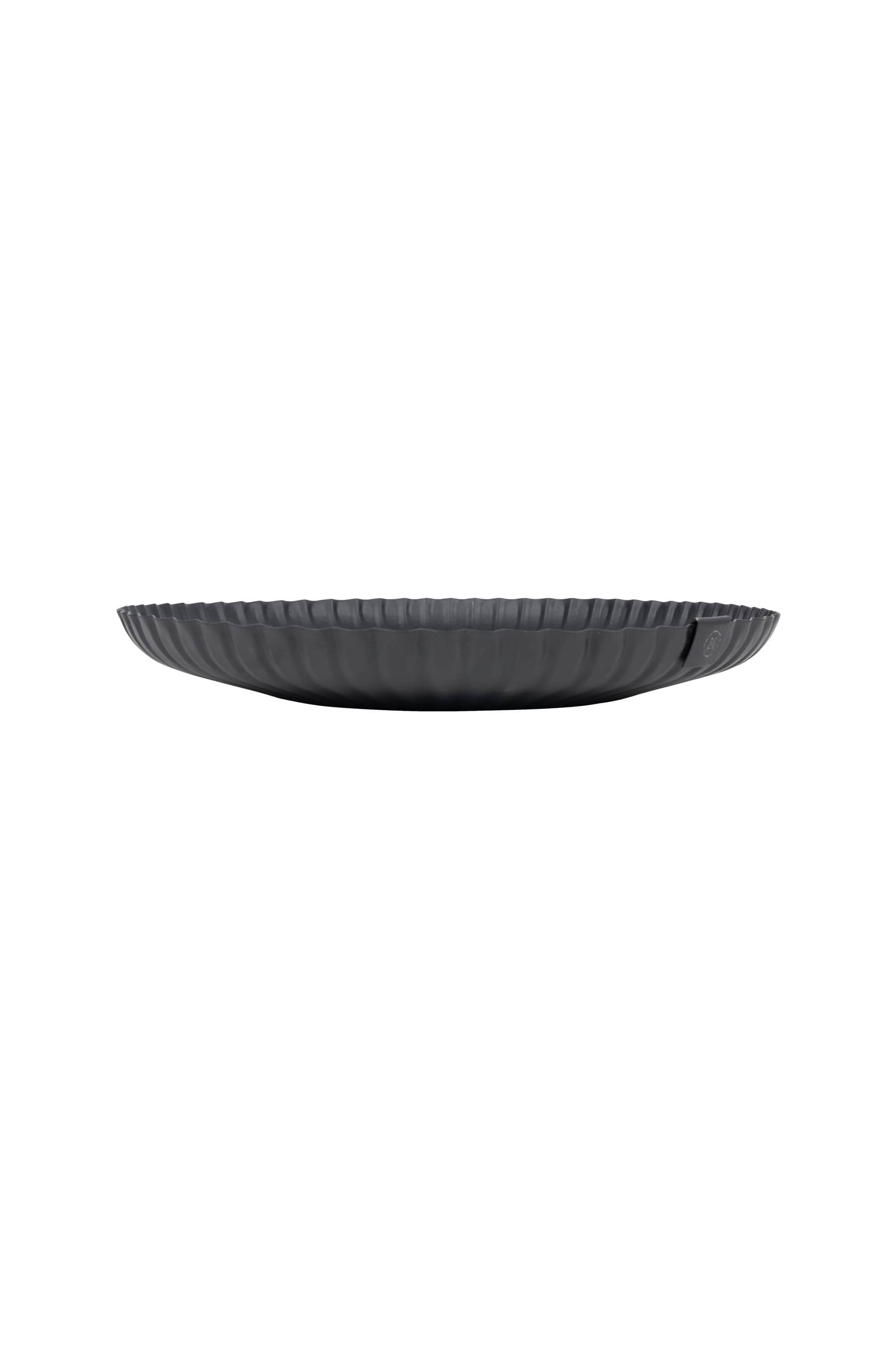 Stylingbord met ribbels 30cm, metaal zwart