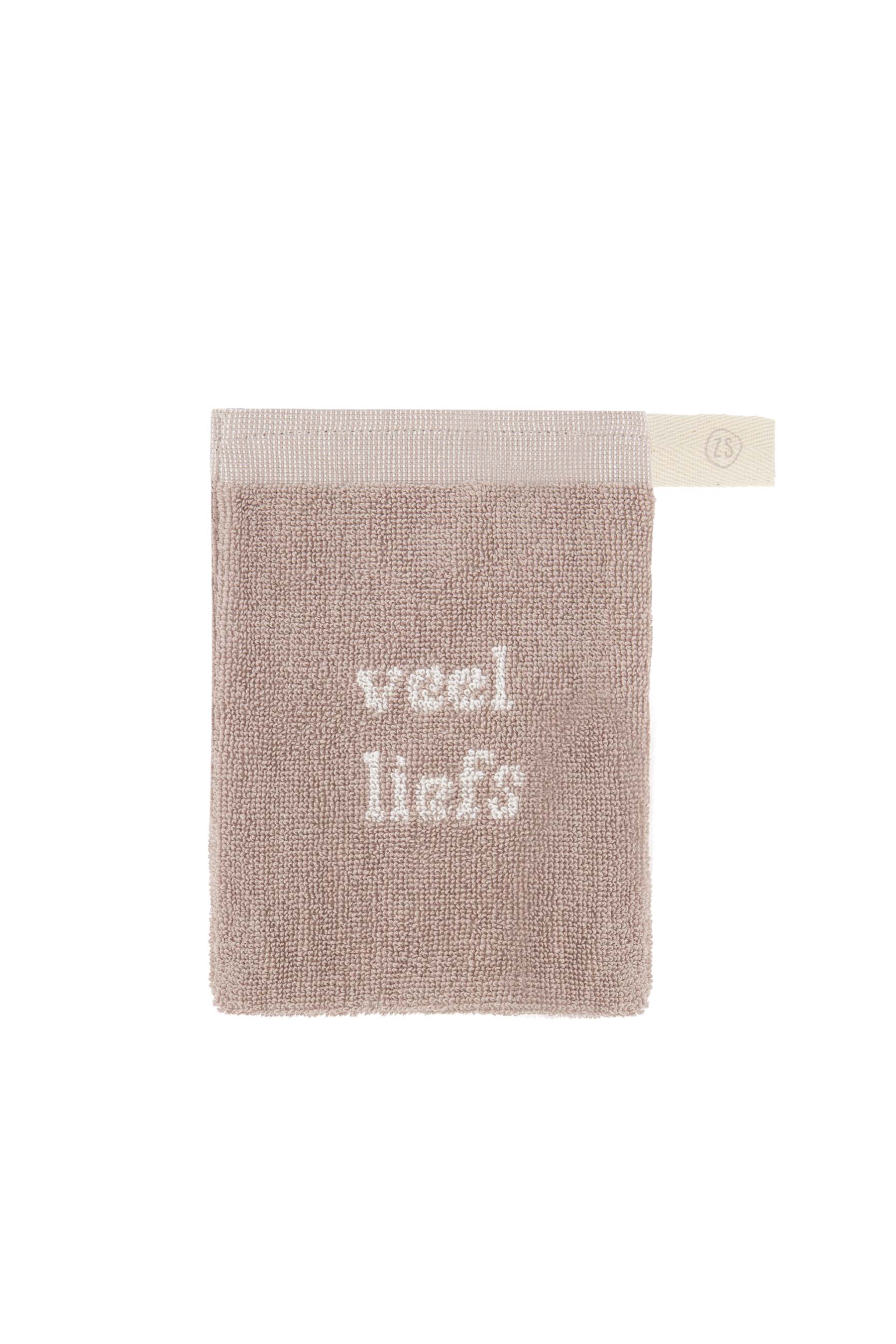 set van 2 washandjes veel liefs