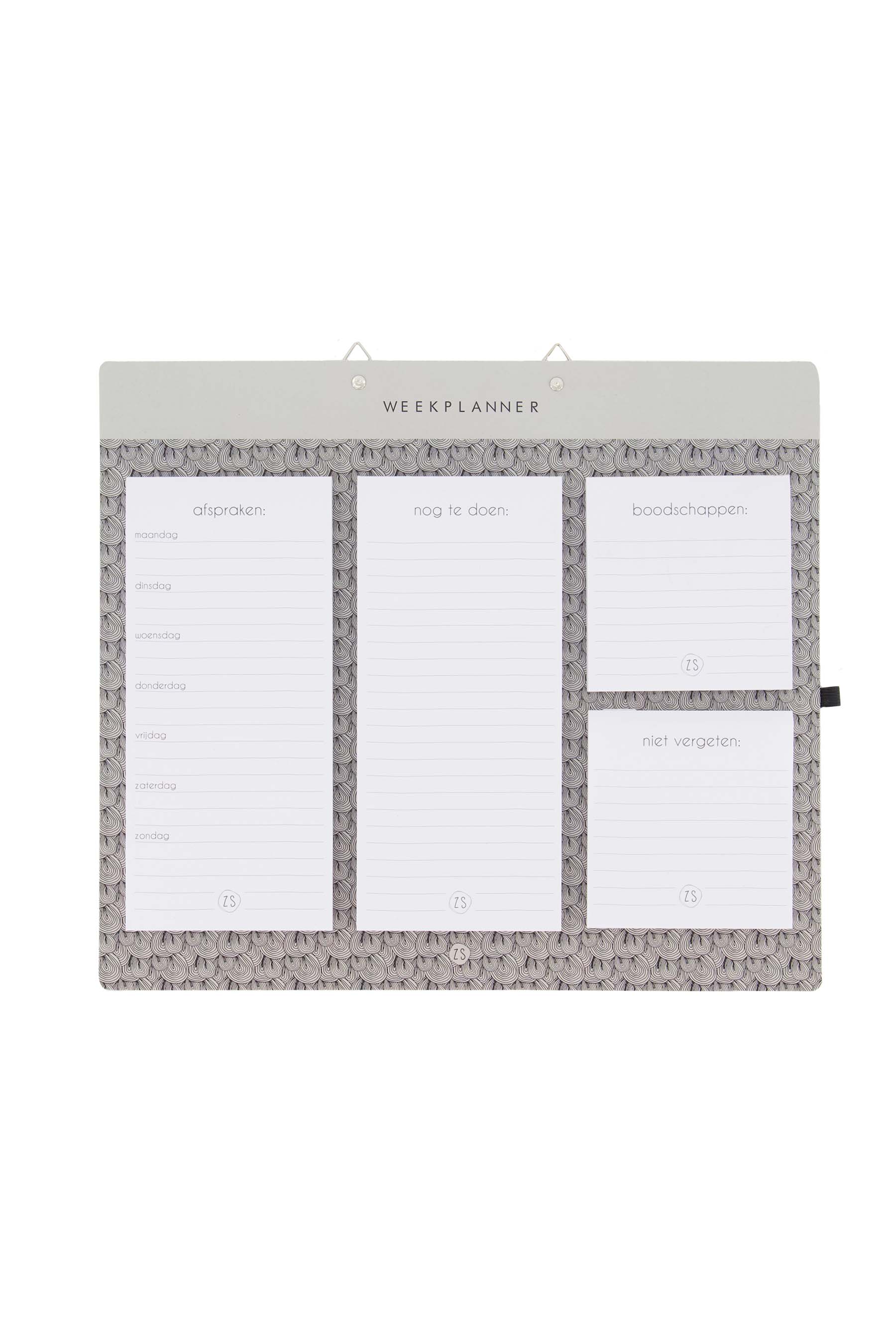weekplanner zand