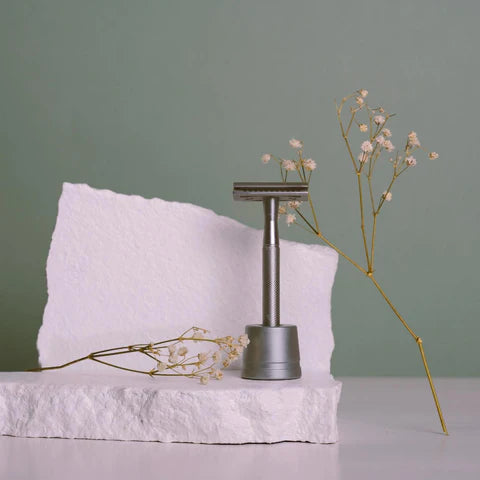 Safety razor + holder I Silver